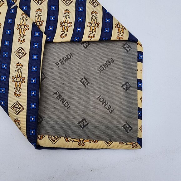 Fendi Cravatte 100% Silk Tie - Picture 5 of 6